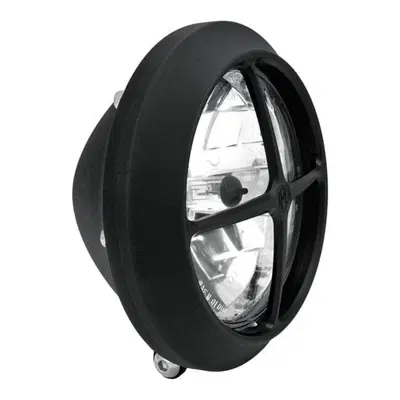 Faro anteriore 5 3/4''Cross Bar omologato nero Performance Machine