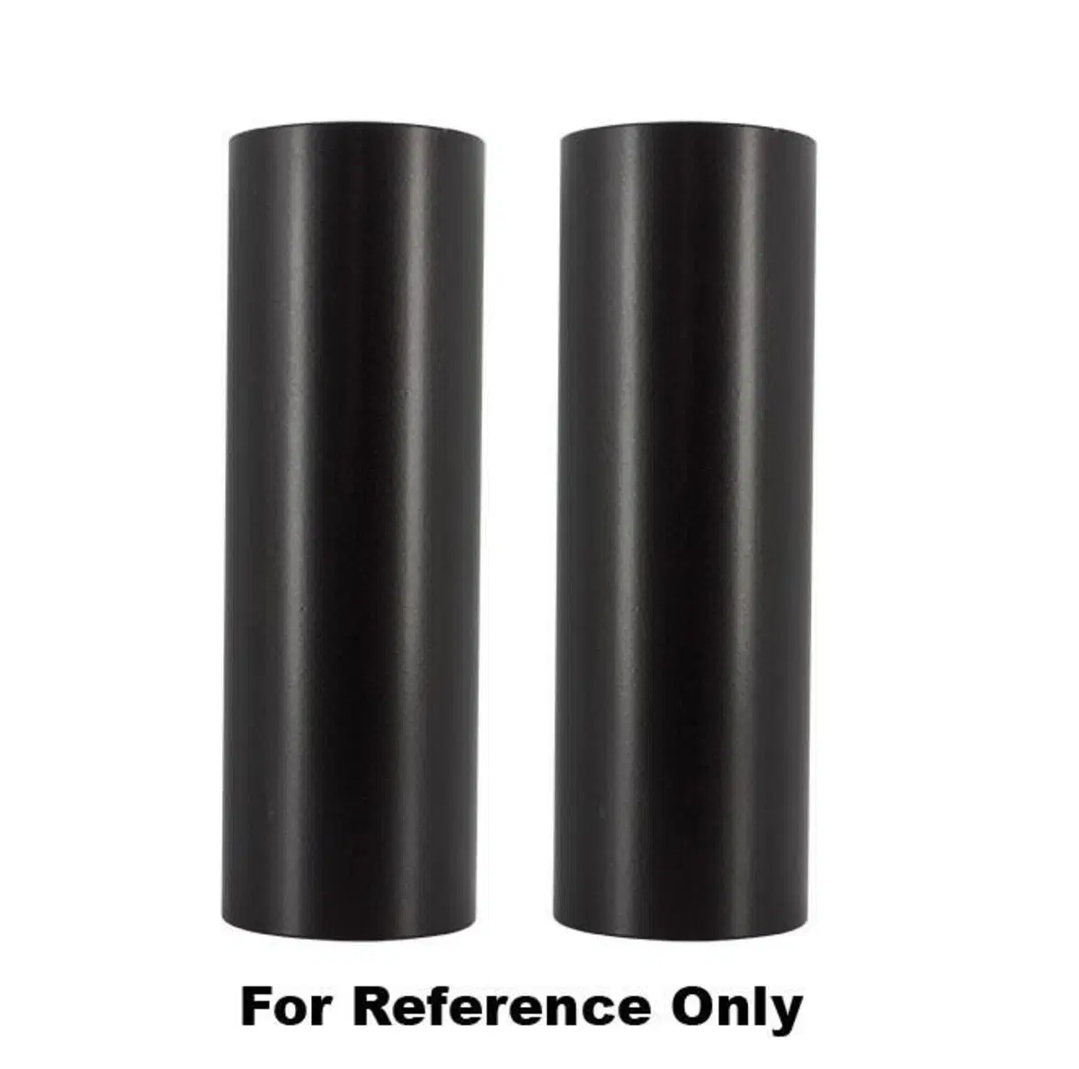 Copri Forcelle 49 mm Straight neri lucidi Per Dyna 