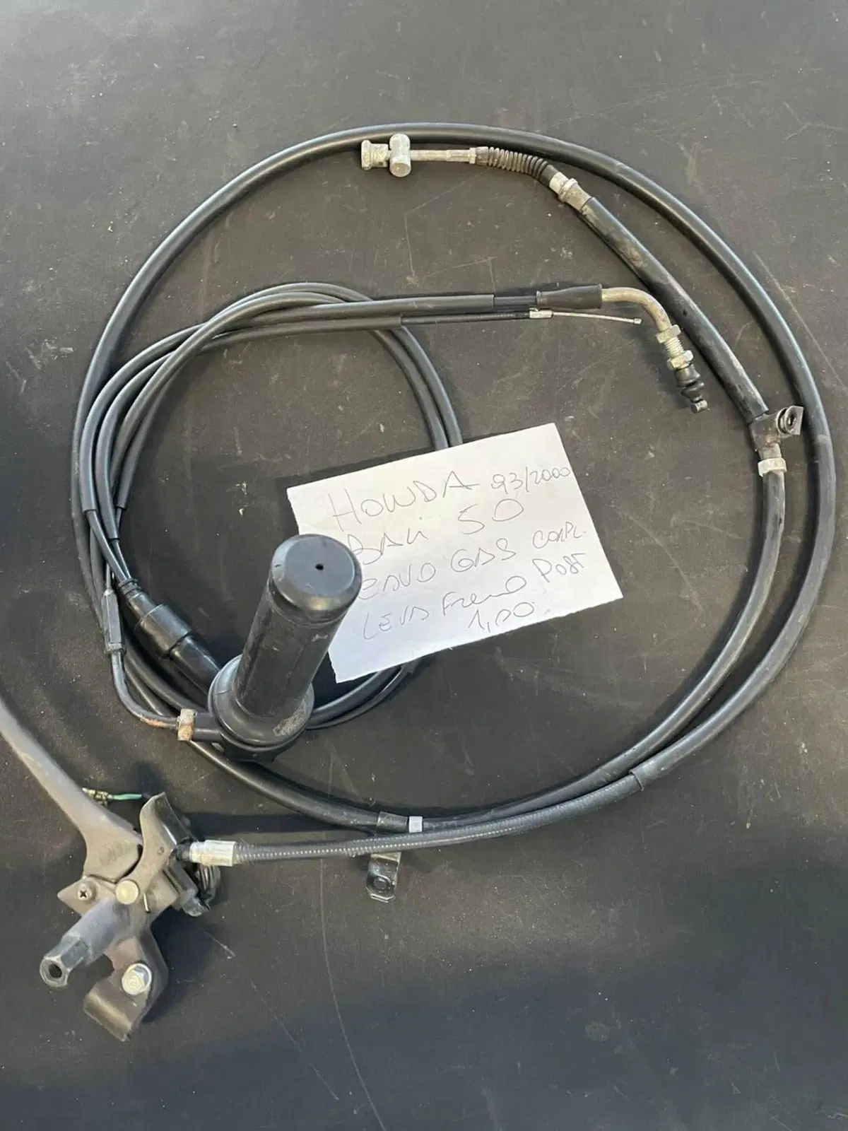 Cavo gas completo leva freno HONDA BALI 50 Kymco