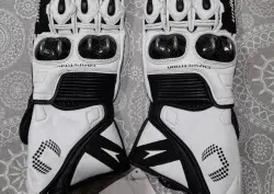 Guanti moto racing pelle + Guanti motocross/bici - 4 Racing