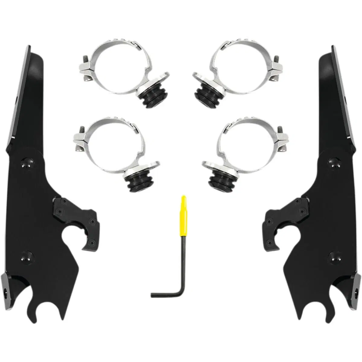kit sgancio rapido nero per Batwing Memphis Shades 