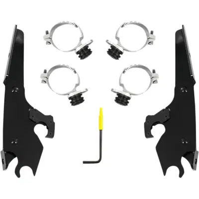 kit sgancio rapido nero per Batwing Memphis Shades 