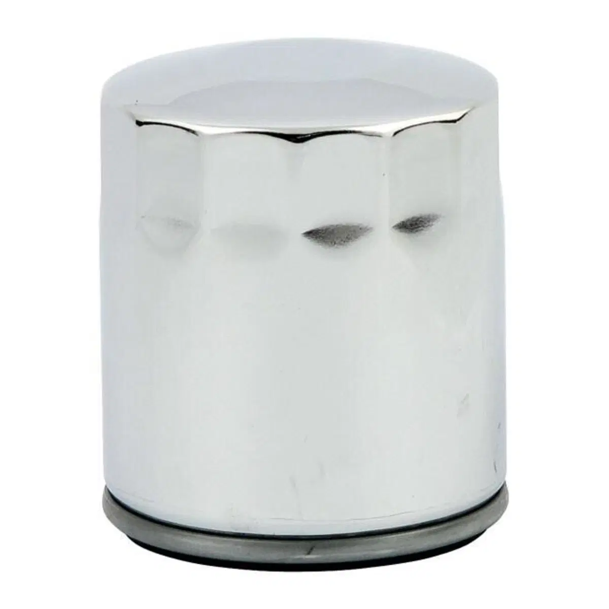 Filtro olio magnetico cromato per Dyna, Softail e 