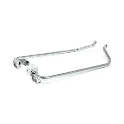 Staffe supporto borse/marmitte cromate per Touring 