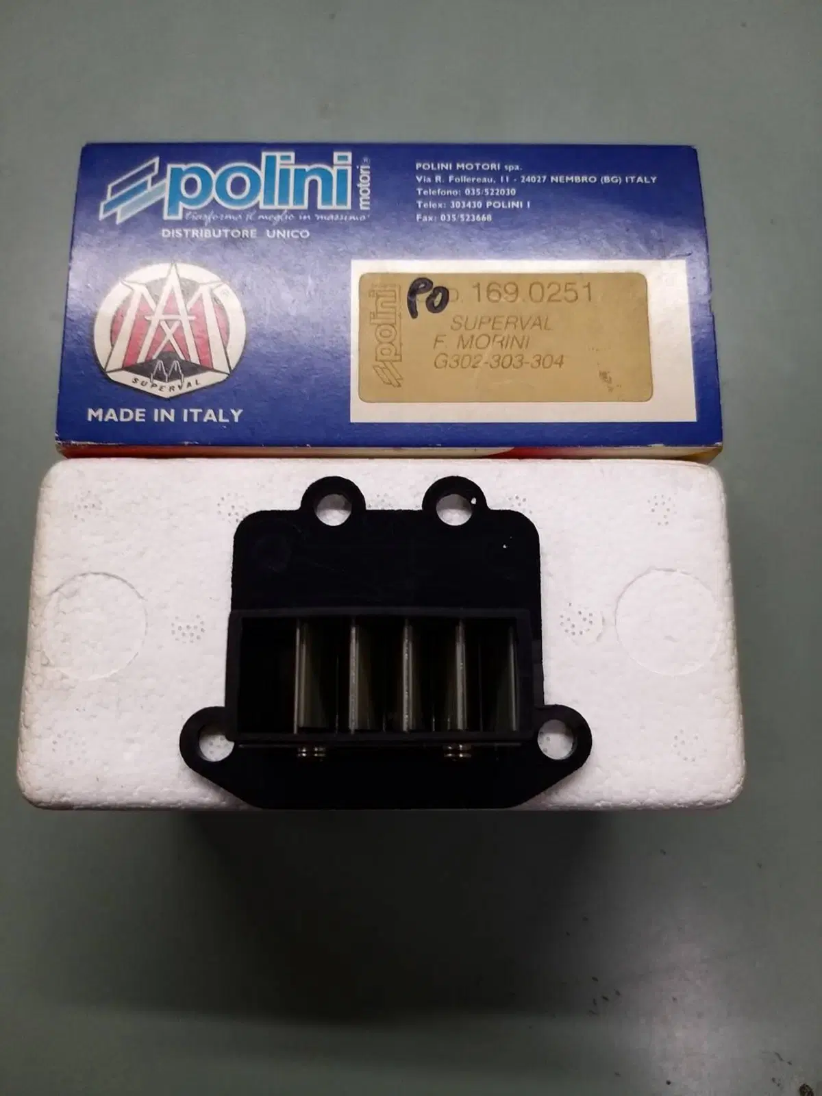 PACCO LAMELLARE SUPERVAL POLINI PER MOTORE FRANCO Polini Motori