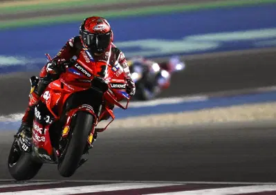 MotoGP 2024. GP del Qatar. Anche Pecco Bagnaia parla del chattering della GP24 (e lo spiega bene): Ma sappiamo dove migliorare