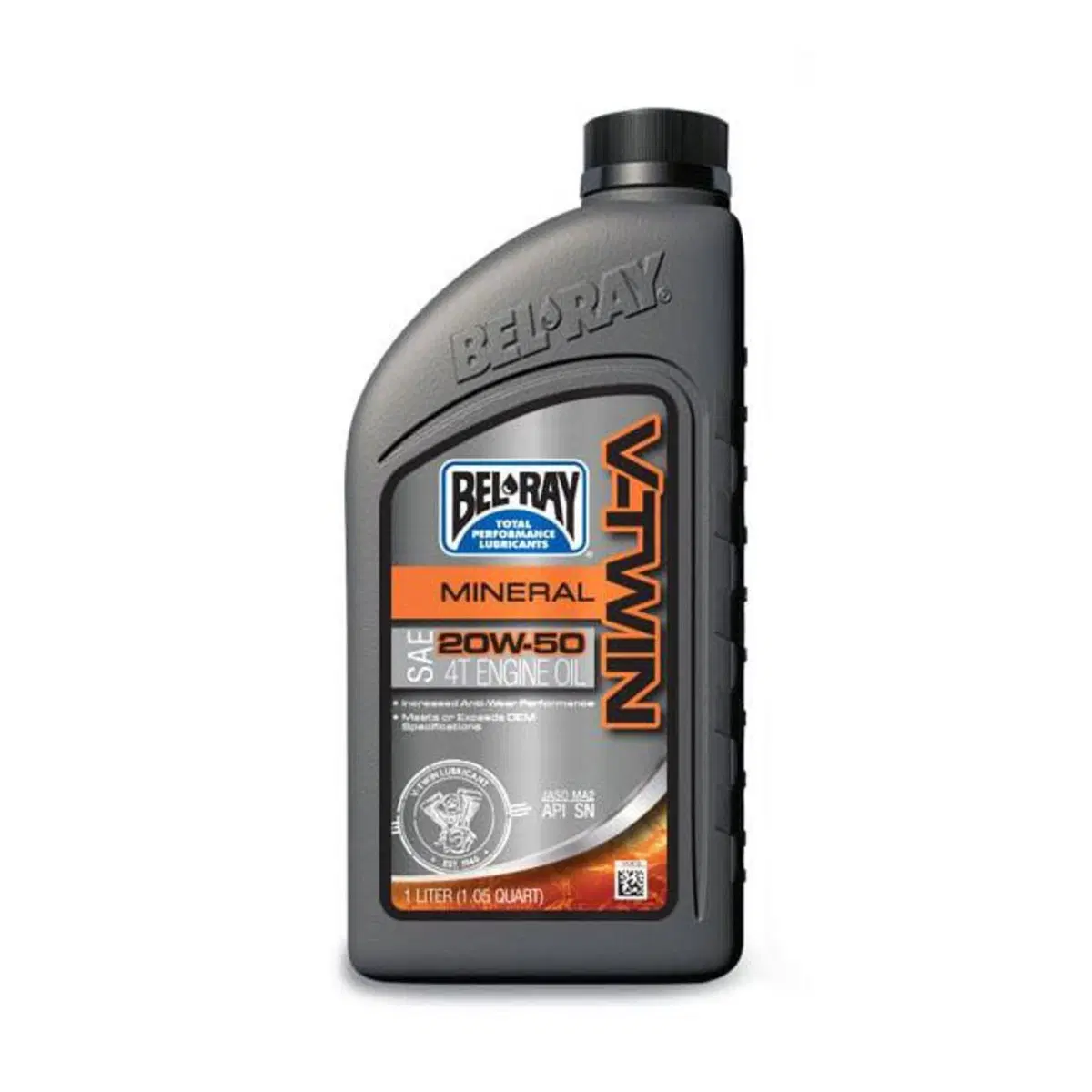 Olio motore minerale Bel Ray 20W50 confezione da 1 