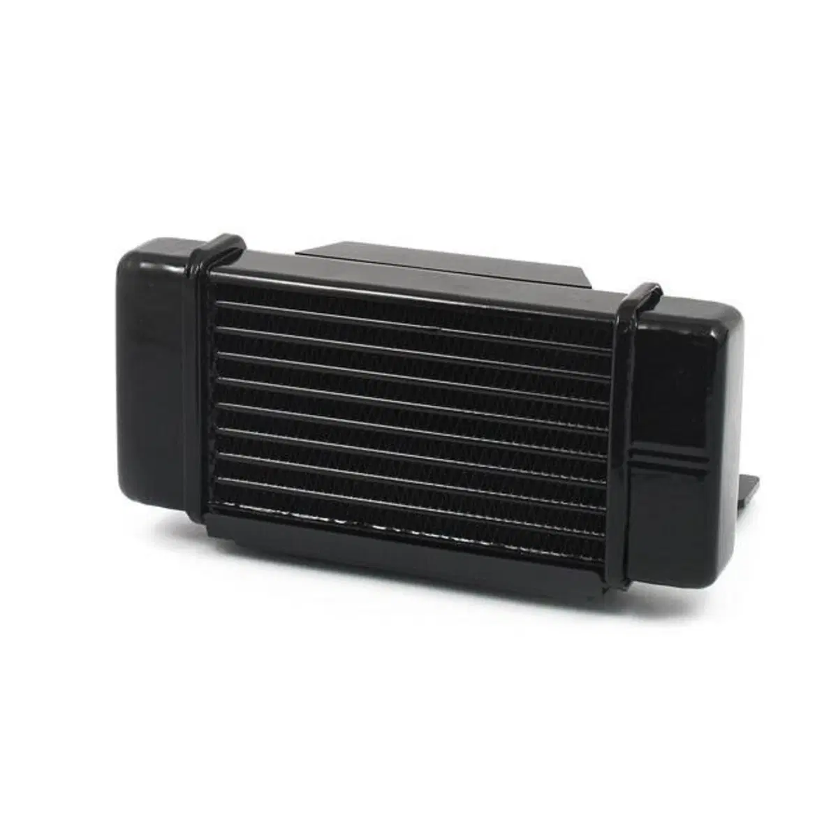 Radiatore olio Jagg nero orizzontale con ventola p 