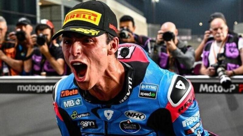 MotoGP 2024. GP del Qatar. Moto 2: vince Alonso Lopez! Gara condizionata dalle nuove gomme Pirelli, Celestino Vietti primo italiano