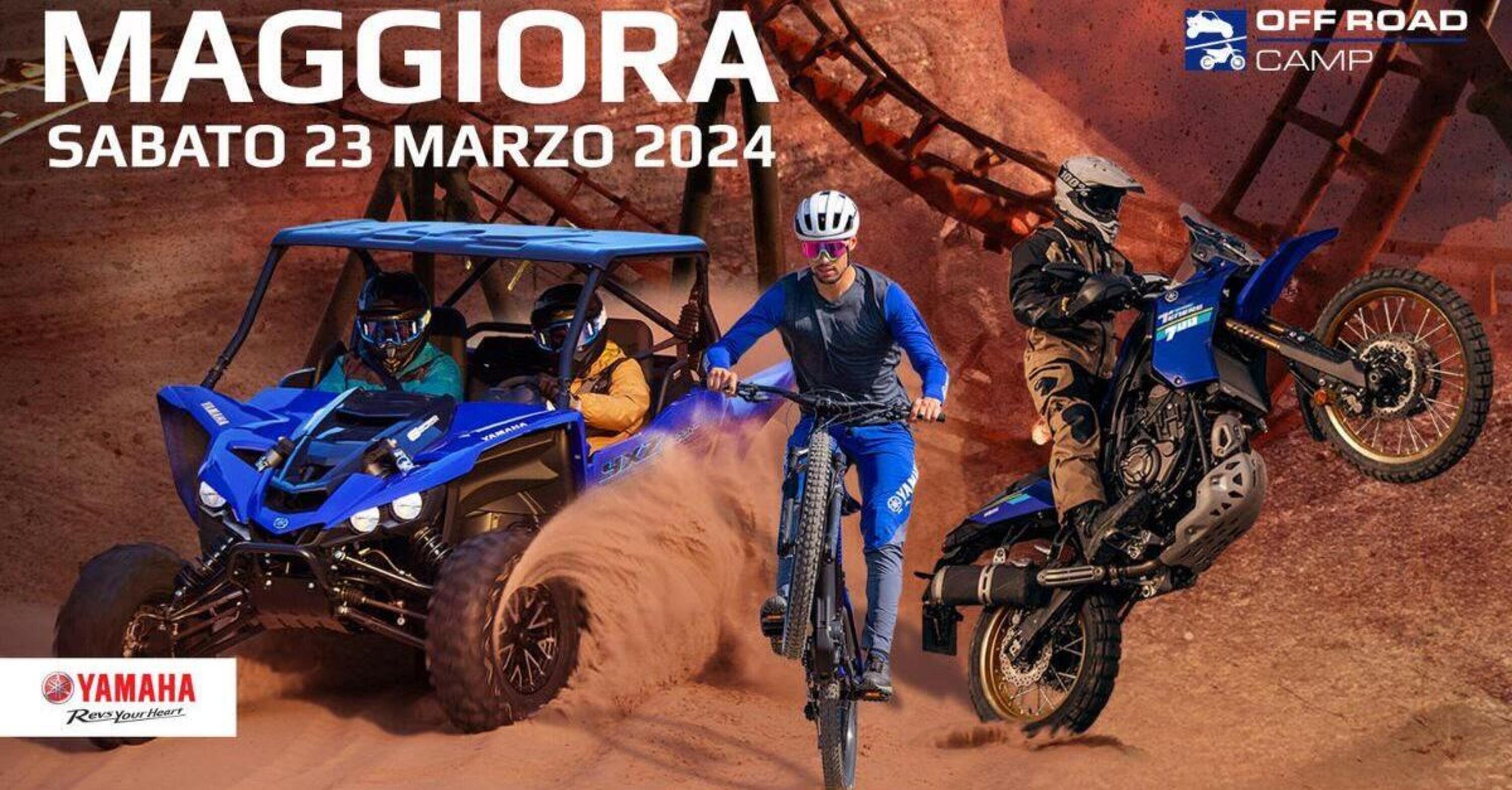 Yamaha Off Road Camp 2024 a Maggiora: un&#039;avventura per tutti