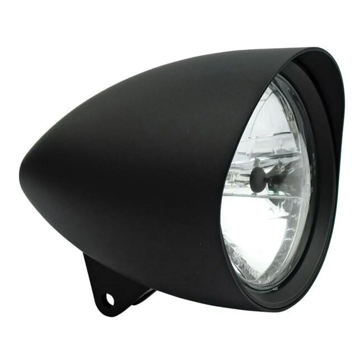 Faro anteriore 5 3/4''Smoothie omologato nero con 