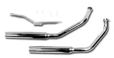 Marmitte Paughco Tapered cromate Per FX Shovel dal