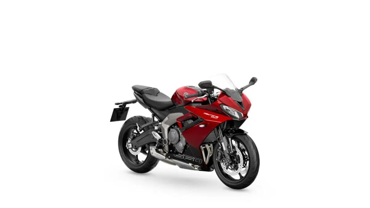 Triumph Daytona 660: foto e colorazioni
