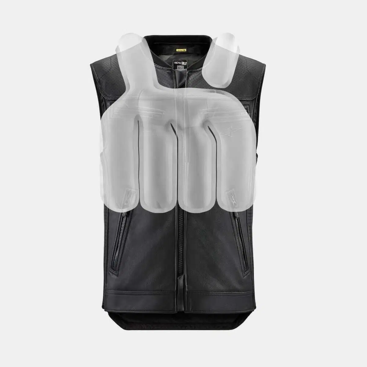 Alpinestars presenta il nuovo gilet Tech-Air 3 Leather & Canvas (10)