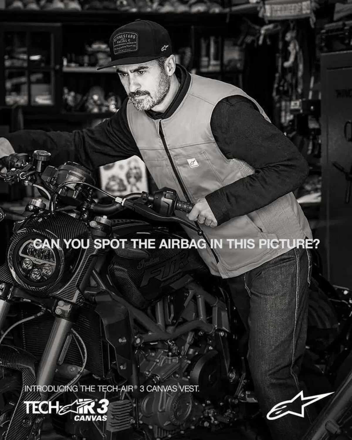 Alpinestars presenta il nuovo gilet Tech-Air 3 Leather & Canvas (28)