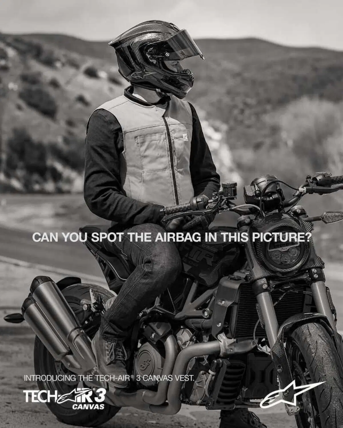 Alpinestars presenta il nuovo gilet Tech-Air 3 Leather & Canvas (30)