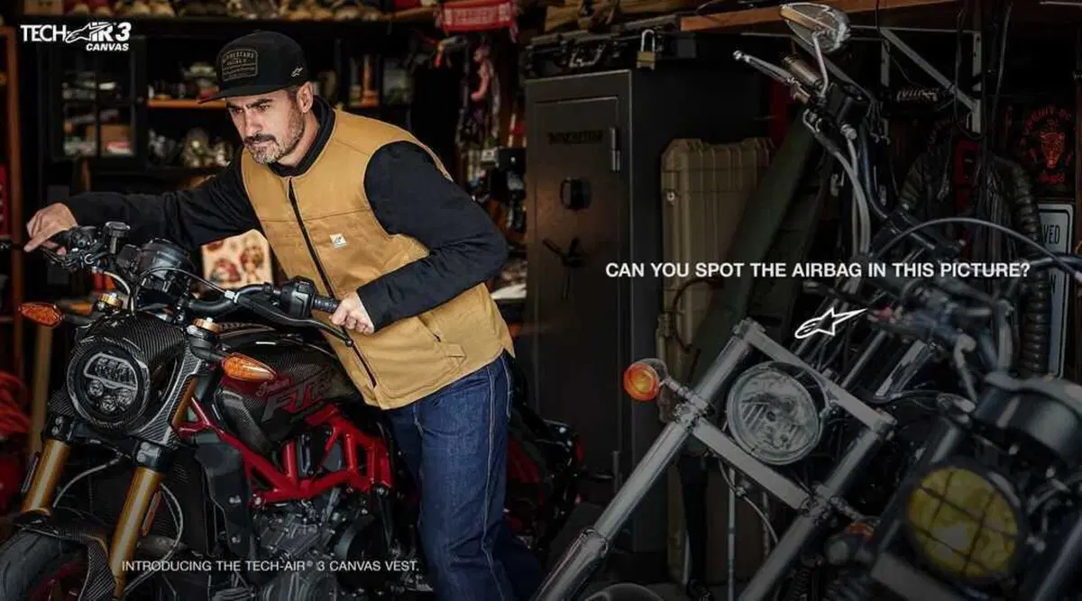 Alpinestars presenta il nuovo gilet Tech-Air 3 Leather & Canvas (35)