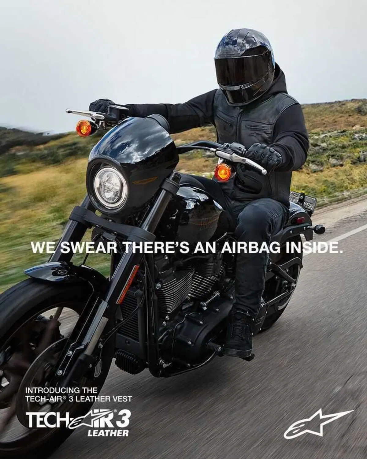 Alpinestars presenta il nuovo gilet Tech-Air 3 Leather & Canvas (59)