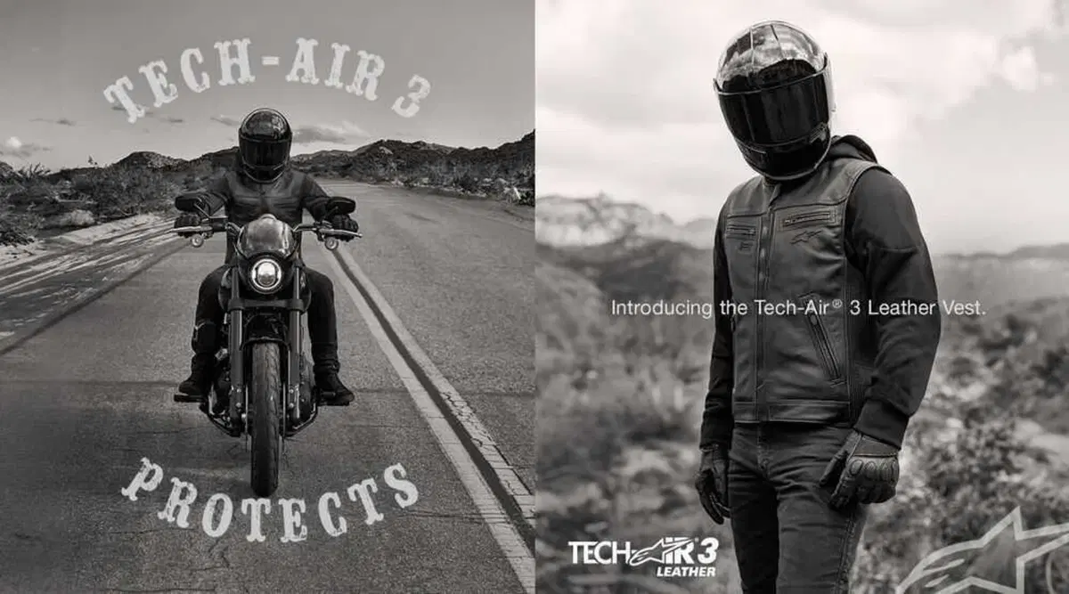 Alpinestars presenta il nuovo gilet Tech-Air 3 Leather & Canvas (69)