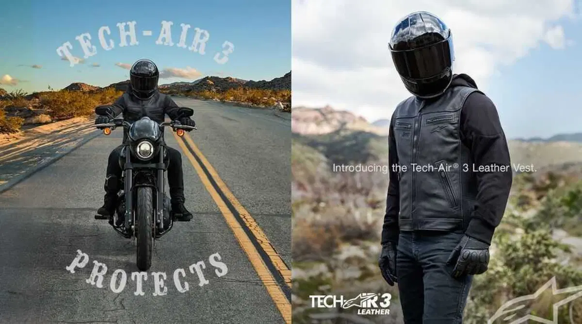 Alpinestars presenta il nuovo gilet Tech-Air 3 Leather & Canvas (68)