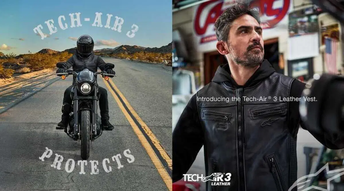 Alpinestars presenta il nuovo gilet Tech-Air 3 Leather & Canvas (70)