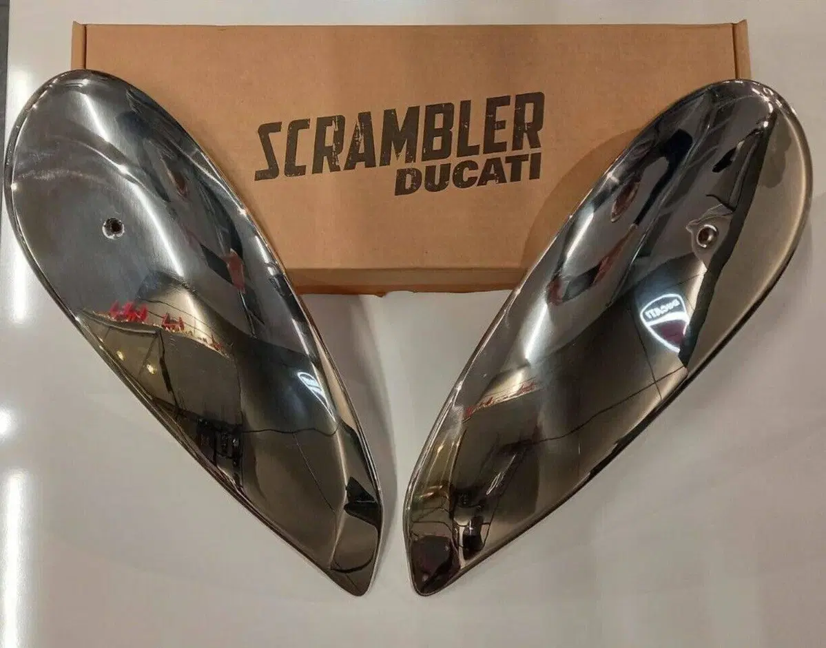 Set cover serbatoio cromate per Ducati Scrambler