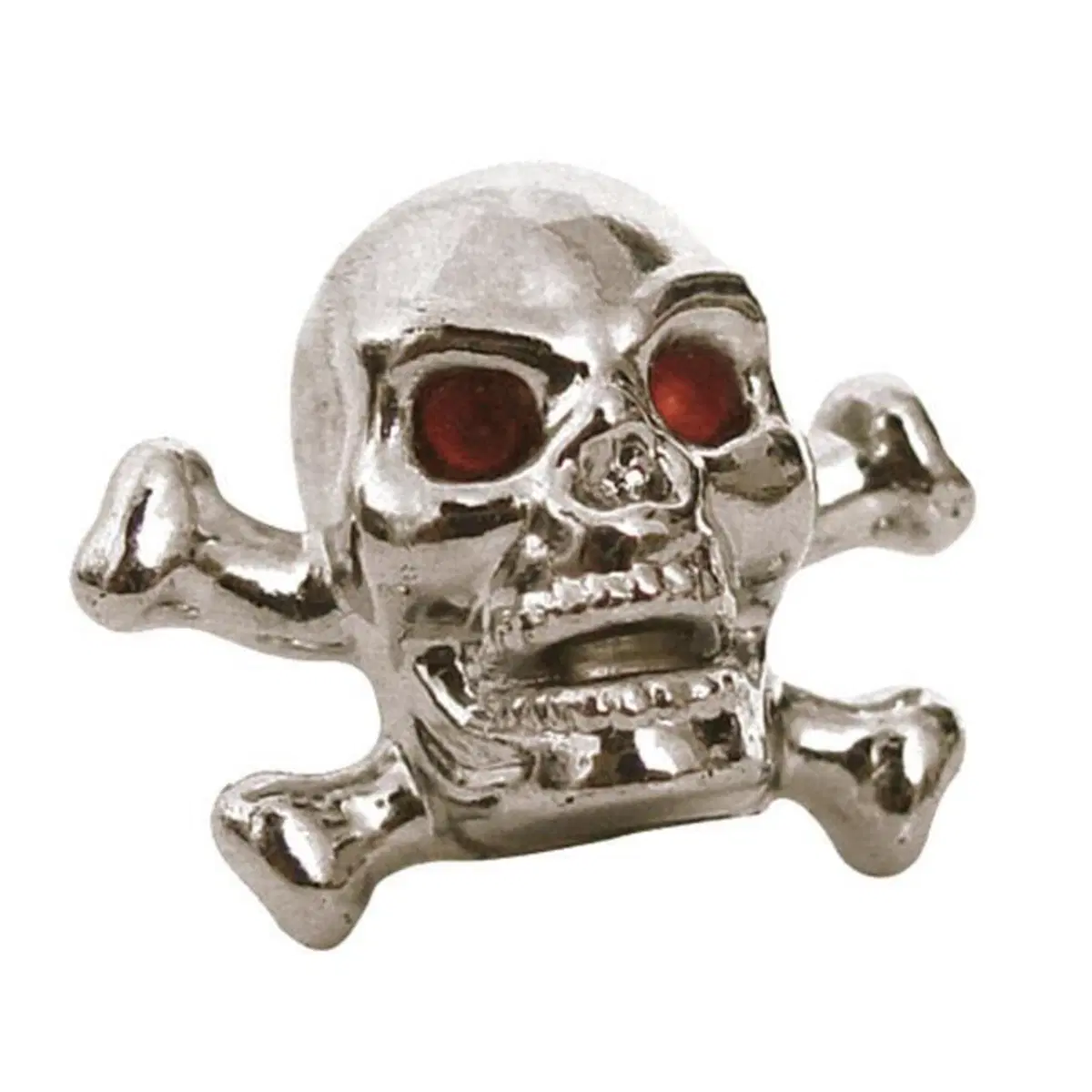 Tappini valvola Skull Head cromati Trik Topz 