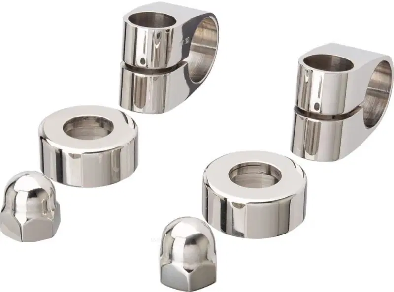 Riser per Springer alti 2 cm in acciaio inox lucid 