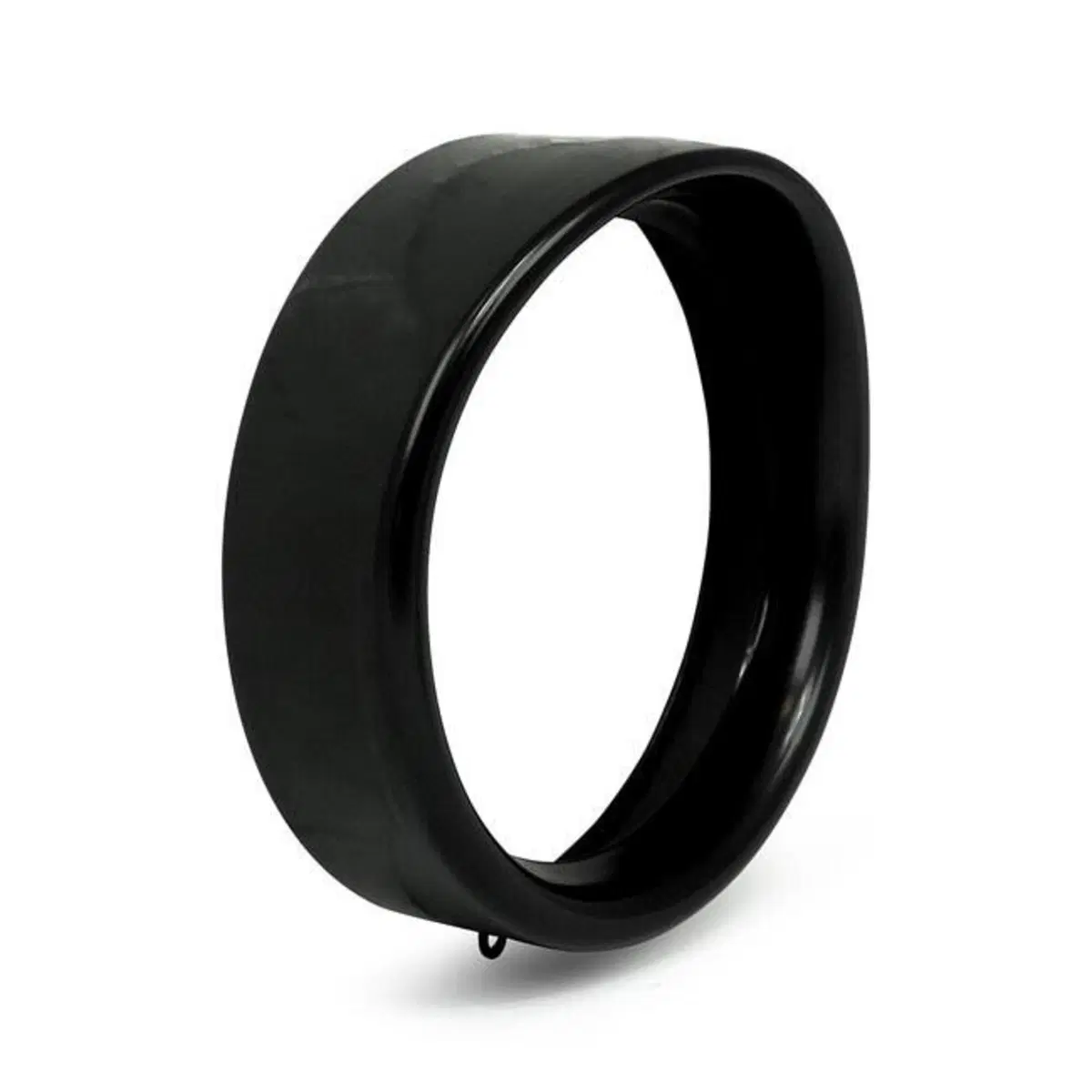 Ghiera per faro da 7” Visored nera opaca per Dyna 