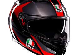 Casco integrale AGV K3 E2206 STRIGA Nero Grigio Ro