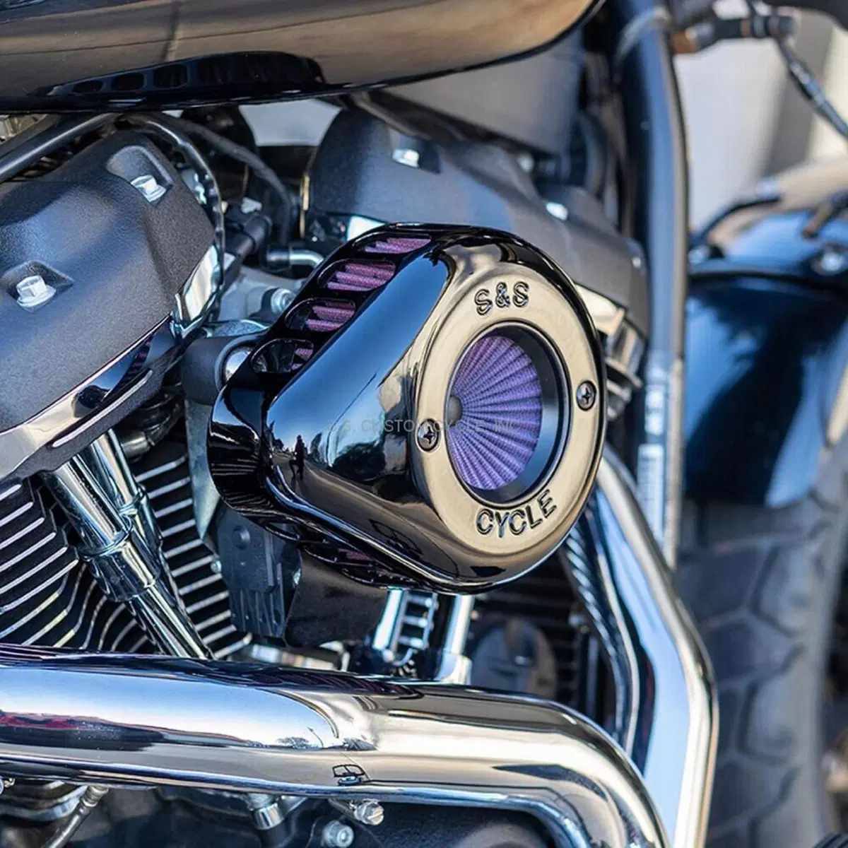 Filtro dell'aria S&S Air Stinger Teardrop per Soft 