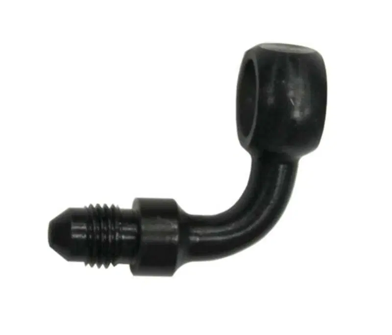 Raccordo nero 3/8"-24 AN-3 piegato 90 gradi (diame Goodridge