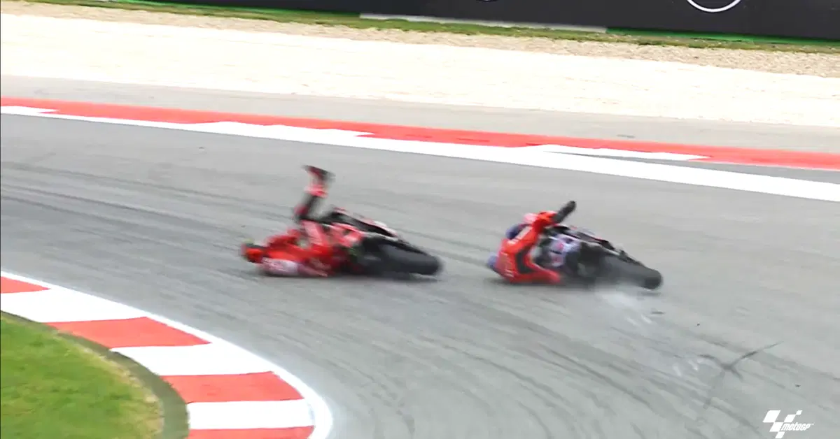 MotoGP 2024. Il commento di Jorge Lorenzo ("Pecco poteva evitare la caduta") e altri piloti sull'incidente Marc Marquez-Bagnaia