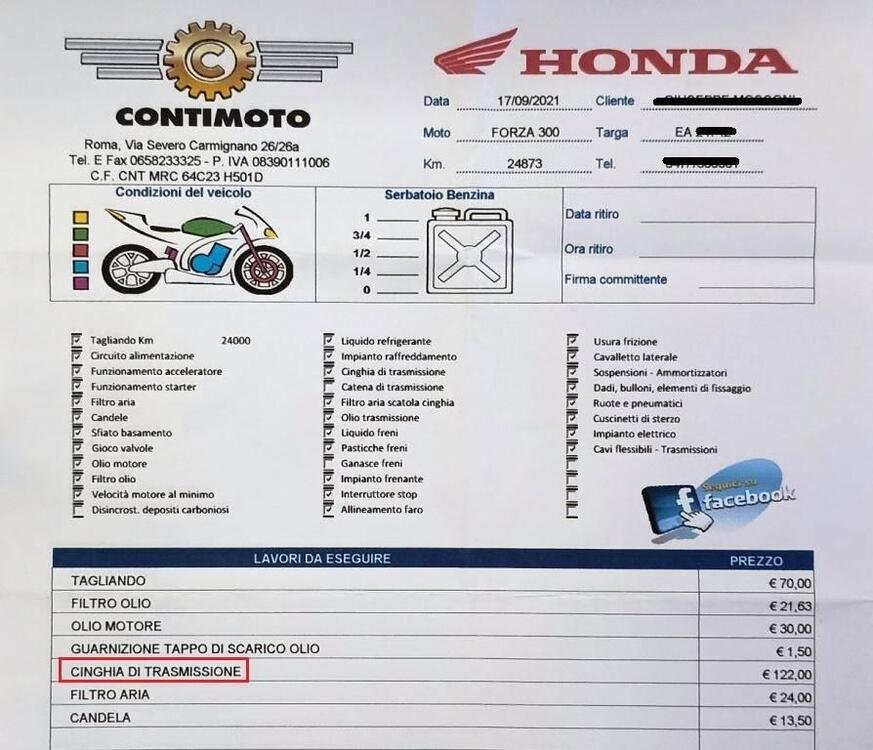 Honda Forza 300 ABS (2013 - 17) (5)