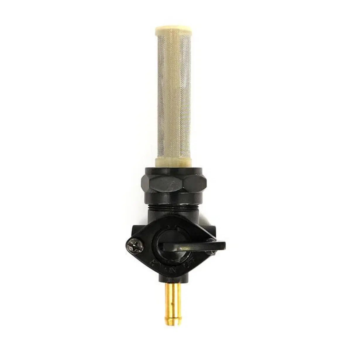 Rubinetto benzina 22mm nero Motorcycle Storehouse 