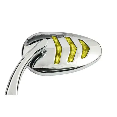 Specchietti Billet cromati con indicatori di direz 