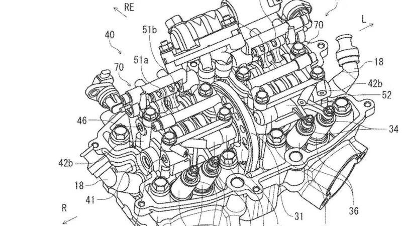 Due cilindri e fasatura variabile, c&#039;&egrave; un brevetto Suzuki