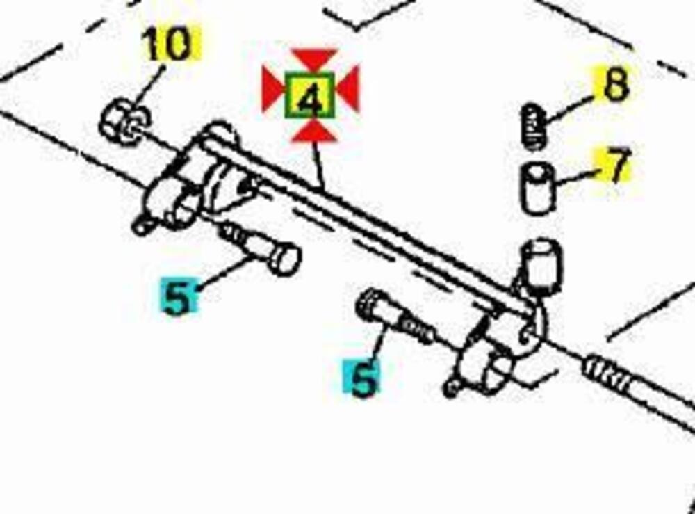 -Supporto motore Yamaha Jog 50 5RWF14100000