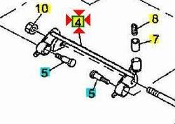 -Supporto motore Yamaha Jog 50 5RWF14100000