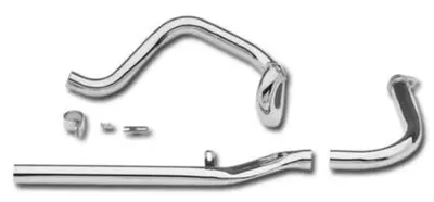 Collettori 2 in 2 indipendenti cromati Paughco per