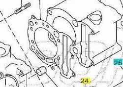 -Guarnizione testa cilindrio XC Versity 300 5SEE11 Yamaha