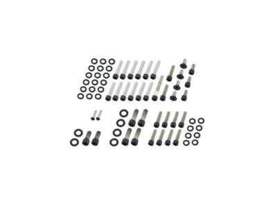Kit viti coperchi motore nere opache per FL e FX d 