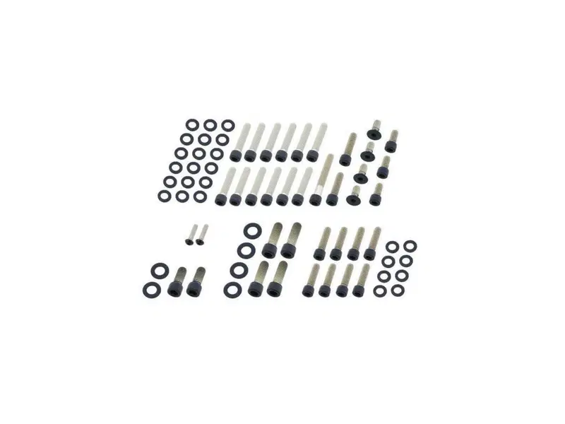 Kit viti coperchi motore nere opache per FL e FX d 