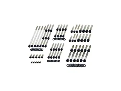 Kit viti coperchi motore nere opache per Softail B 