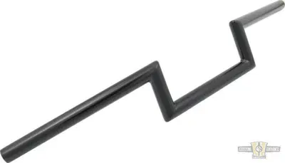 Manubrio Z Bar 1", alto 4", Largo 72cm, nero, senz Jammer