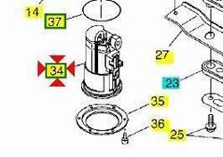 -Pompa carburante Yamaha WR125 22B139070000