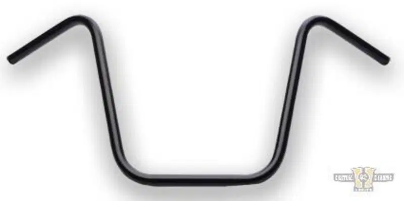 Manubrio Ape Hanger 1" alto 16" nero con fossette Santee