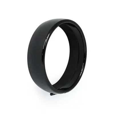 Ghiera per faro da 5-3/4&rdquo; Recessed nera lucida per 