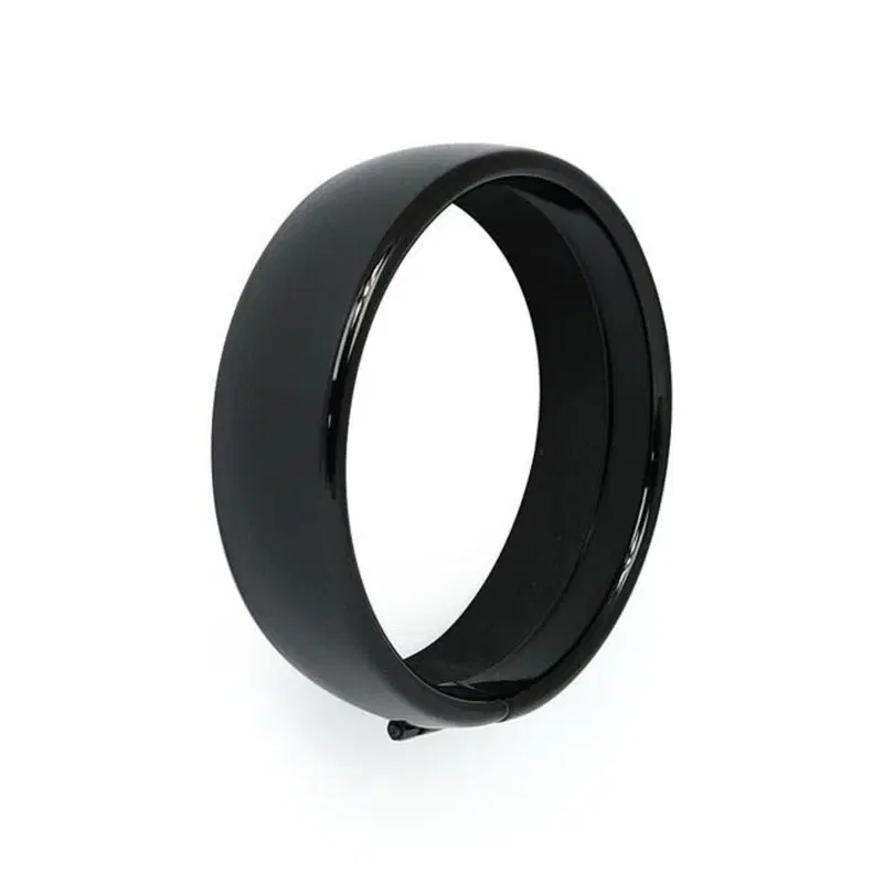 Ghiera per faro da 5-3/4” Recessed nera lucida per 