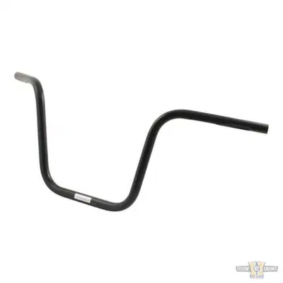 Manubrio Ape Hanger 1" alto 12" nero, con fossette Fehling